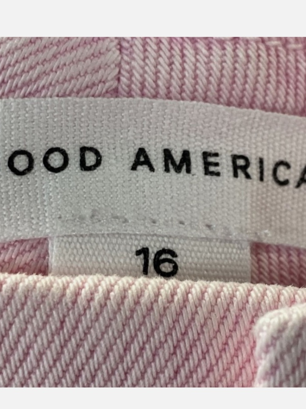 Good American Pink Studded Denim Shorts - Picture 11 of 12